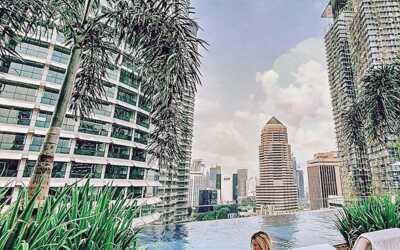 Swimming pool in hotels